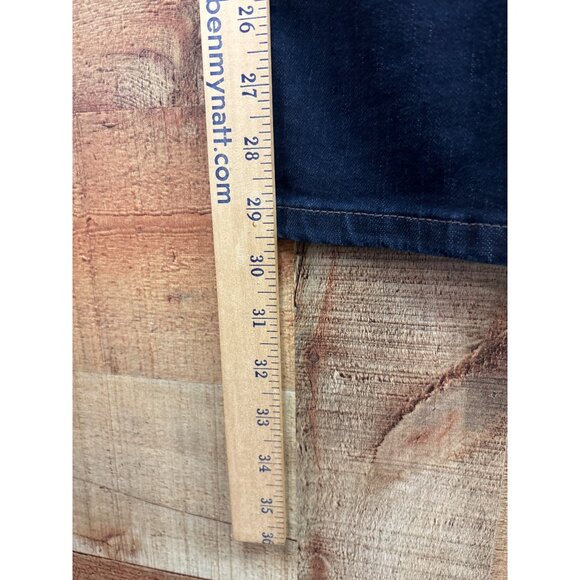 Banana Republic Slim Bootcut Jeans Petite 26/2 Dark Wash Cotton/Polyester/Spande - Picture 2 of 6
